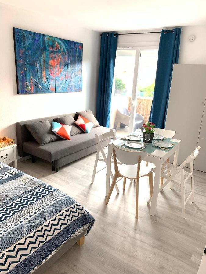 Charmant Studio Avec Climatisation Et Parking Perpignan Exterior photo